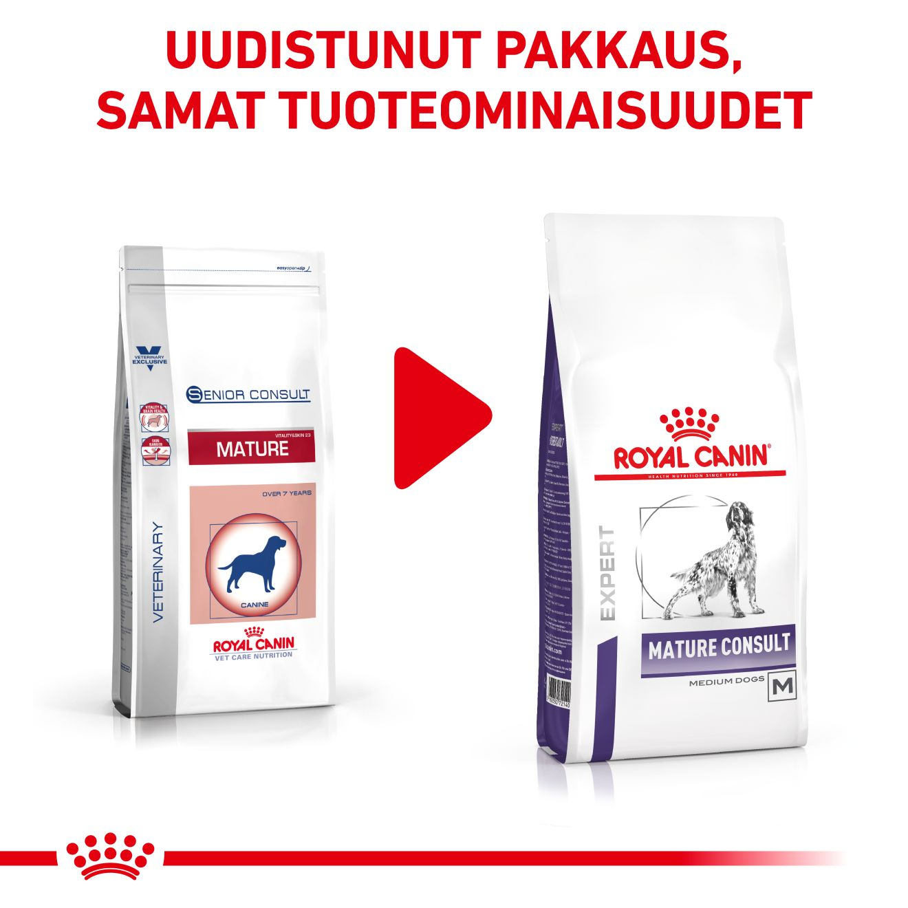 Royal Canin Veterinary Diets Health Management Mature Consult koiran kuivaruoka 10 kg PÄIVÄYSTARJOUS
