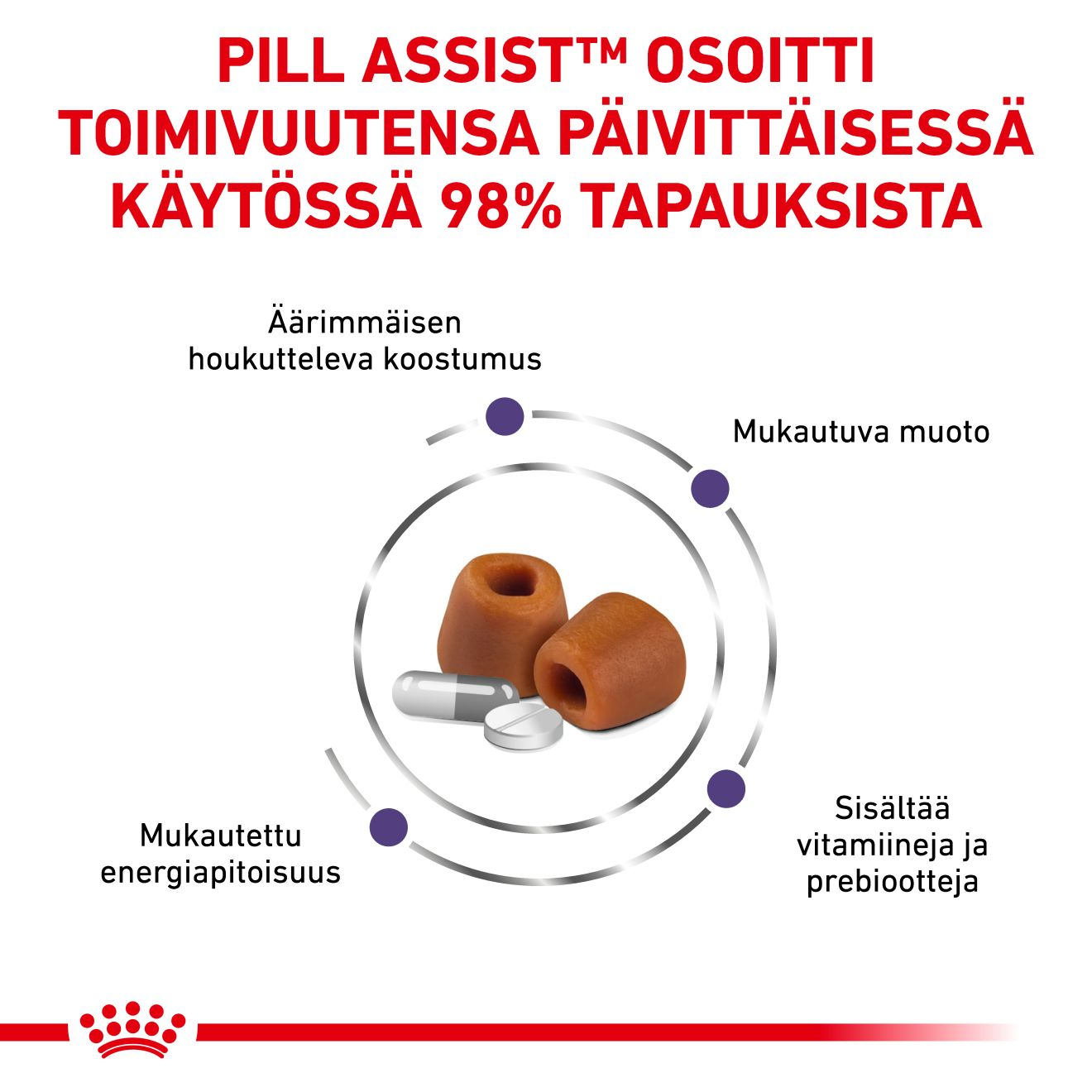 Royal Canin Veterinary Diets Pill Assist Small Dog pienelle koiralle 90 g