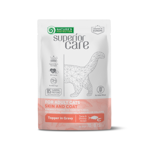 Nature's Protection Superior Care Skin & Coat Tonnikala-Katkarapu 70 g MAISTELUPAKKAUS