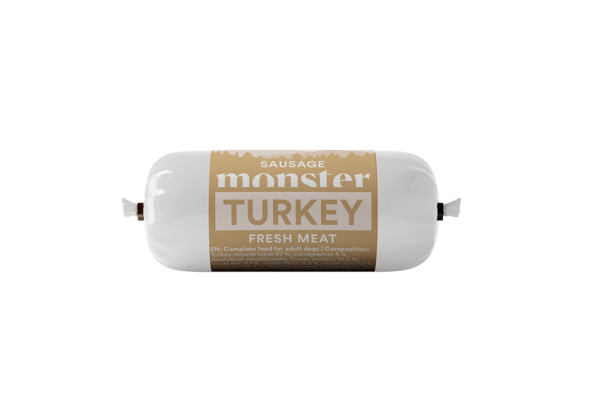 Monster Dog Turkey Sausage 80 g