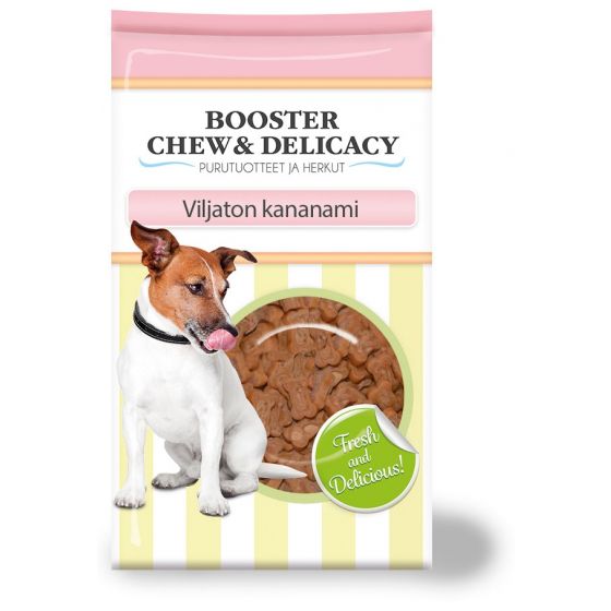 Booster Chew & Delicacy viljaton kananami 200 g PÄIVÄYSTARJOUS