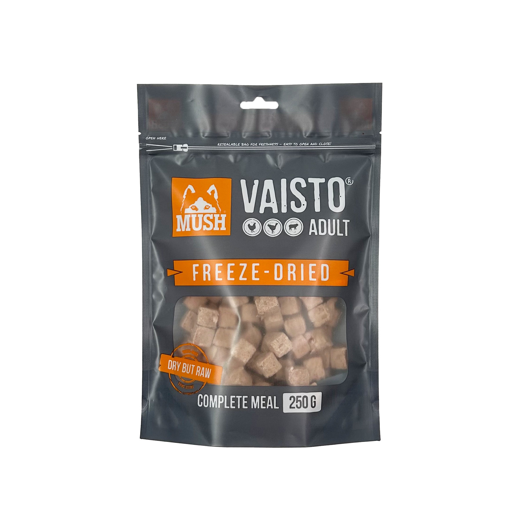 MUSH Vaisto Harmaa Freeze-Dried 250 g
