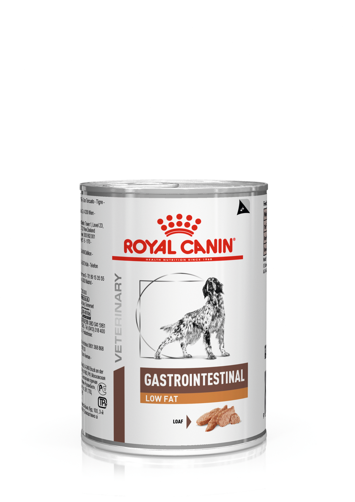 Royal Canin Veterinary Diets Gastrointestinal Low Fat Loaf säilykepurkki koiran märkäruoka 420 g MAISTELUPAKKAUS
