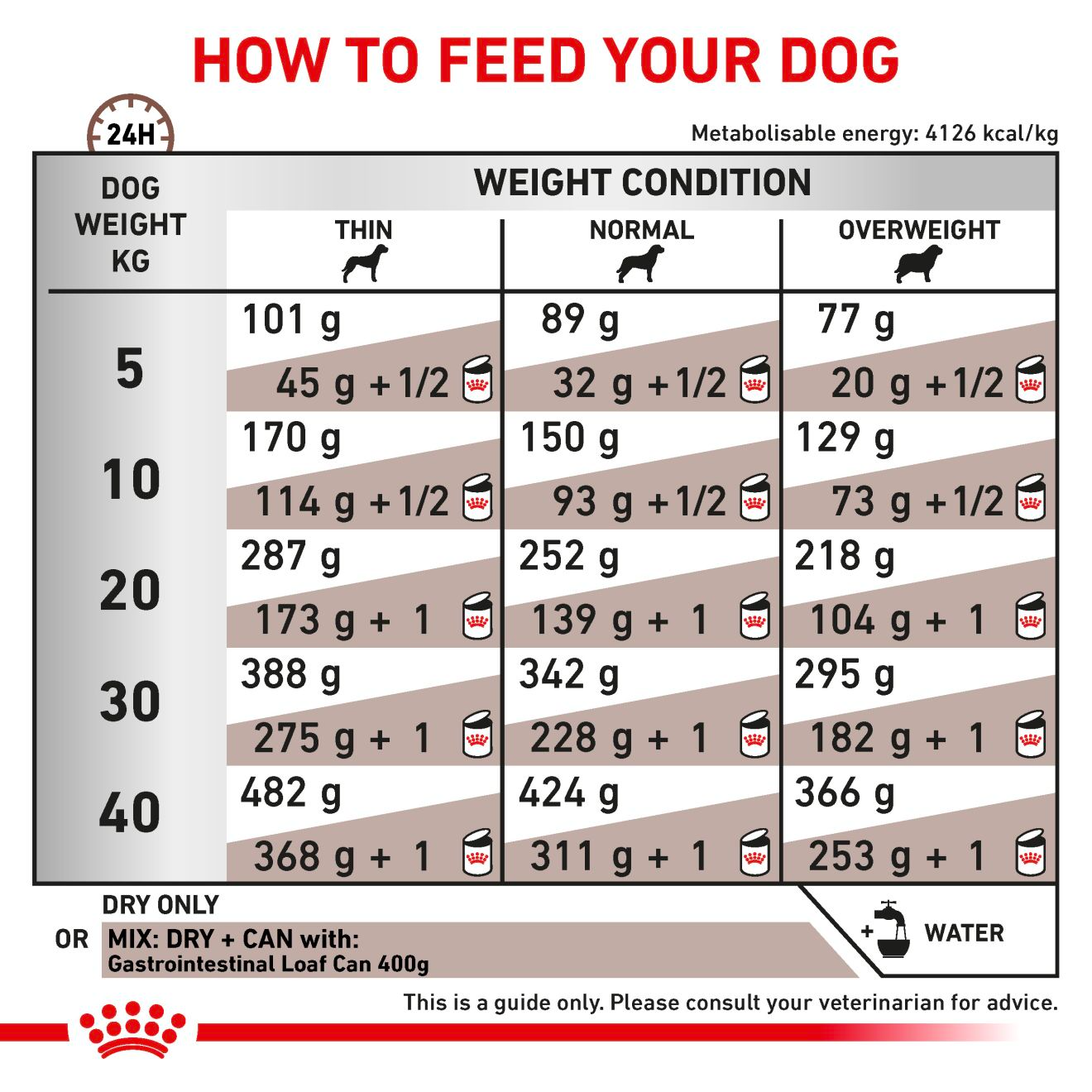 Royal Canin Veterinary Diets Gastrointestinal koiran kuivaruoka 15 kg