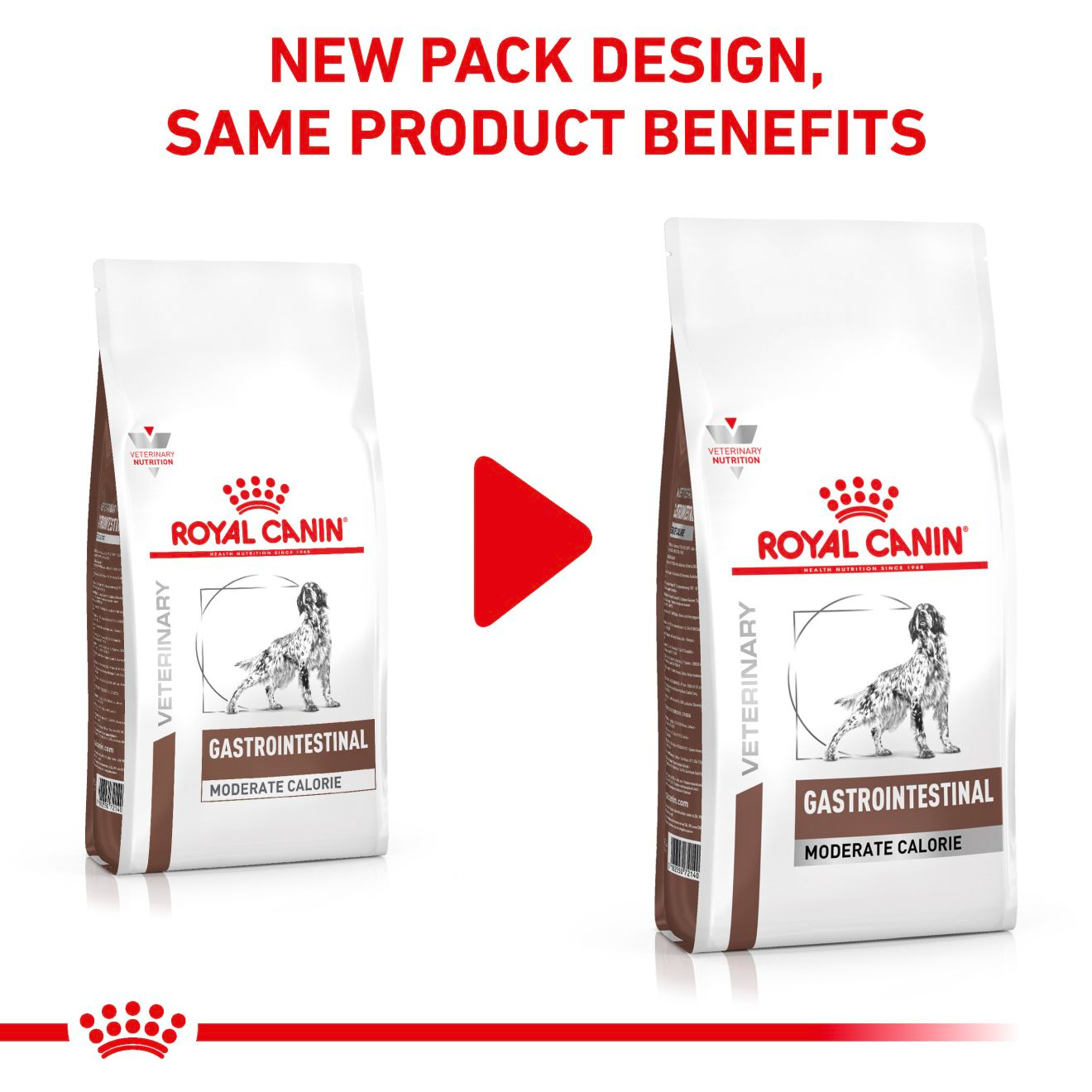 Royal Canin Veterinary Diets Gastrointestinal Moderate Calorie koiran kuivaruoka 2 kg