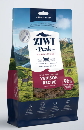ZiwiPeak Air Dried Ilmakuivattu Peura kissalle 400 g