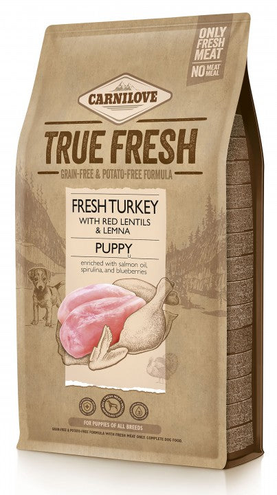 Carnilove True Fresh Turkey for Puppy koirille 1,4 kg