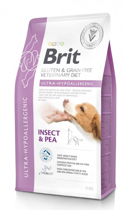 Brit Ultra-hypoallergenic Insect & Pea koiralle 2 kg