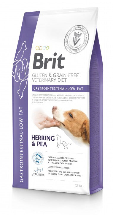 Brit Gastrointestinal-Low Fat Herring & Pea koiralle 12 kg