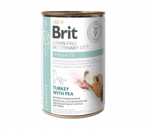 Brit Struvite Turkey with Pea koiralle 6 x 400 g