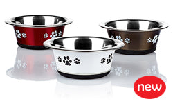 Classic Posh Paws teräskuppi 240ml turkoosi