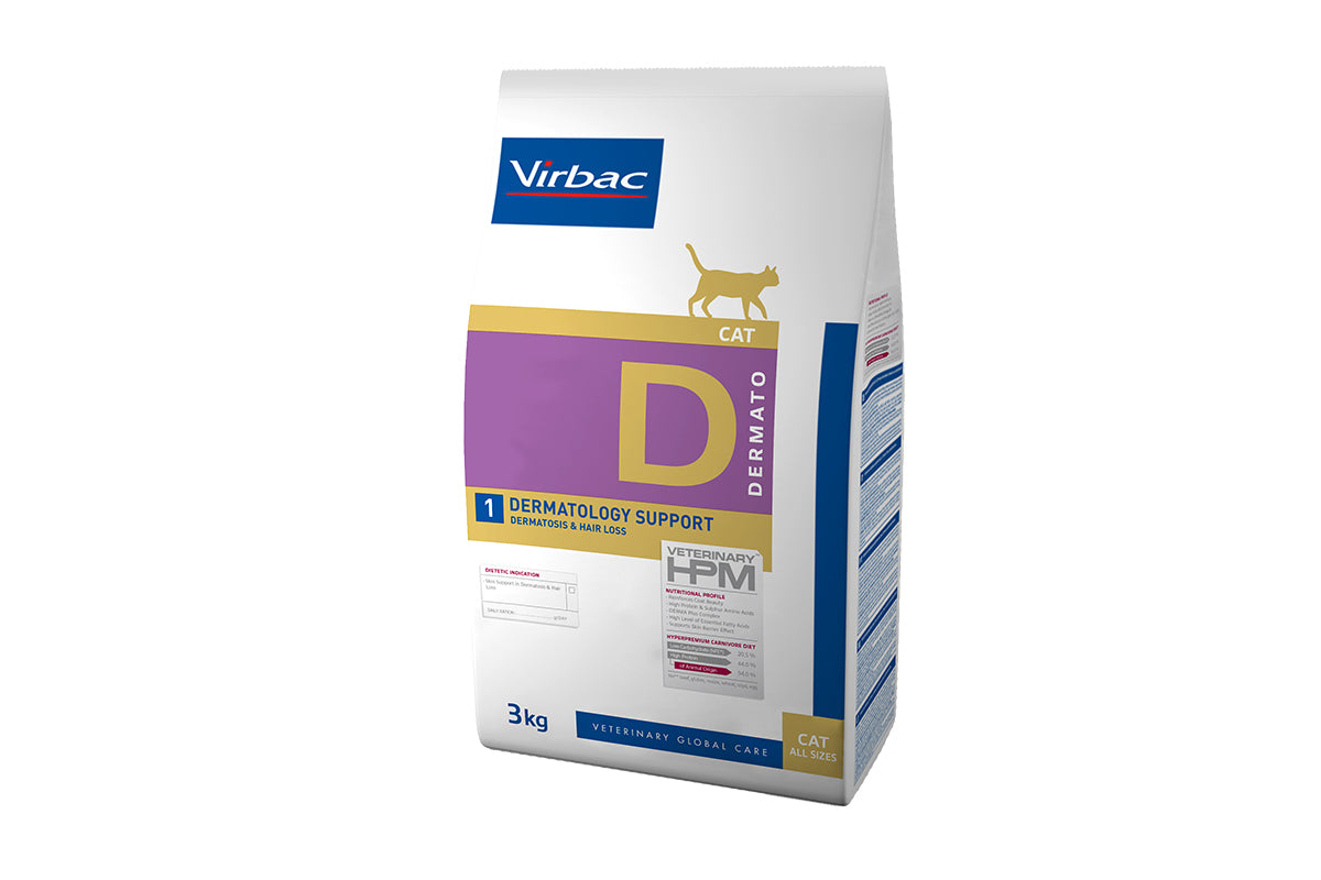 Virbac HPM Dermatology Support Cat 3 kg