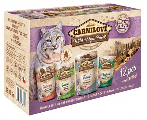 Carnilove Multipack for Adult kissoille 12 x 85 g