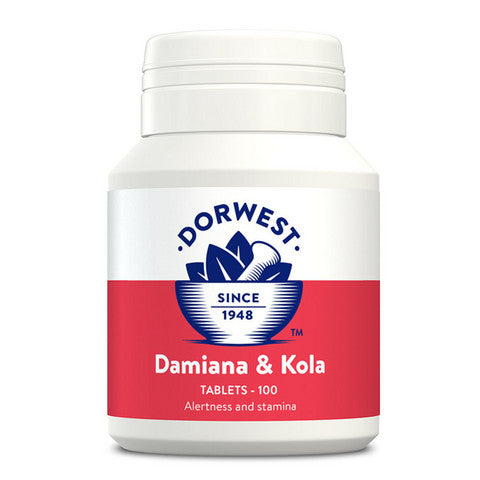 Dorwest Damiana & Kola 100 tablettia