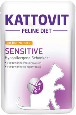 Kattovit Sensitive Kana & Kalkkuna 24 x 85 g