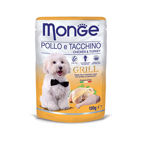Monge Grill Kana & Kalkkuna Koiralle 100 g