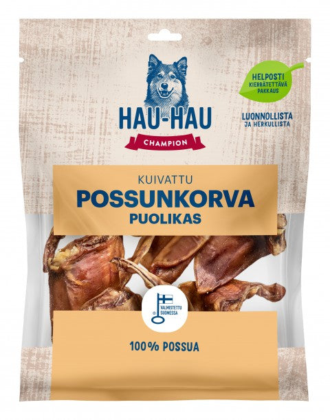 Hau-Hau Champion Kuivattu possunkorva puolikas 240 g