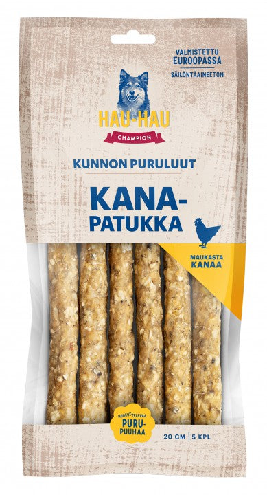 Hau-Hau Champion Kunnon puruluut Kanapatukka 20 cm 5 kpl