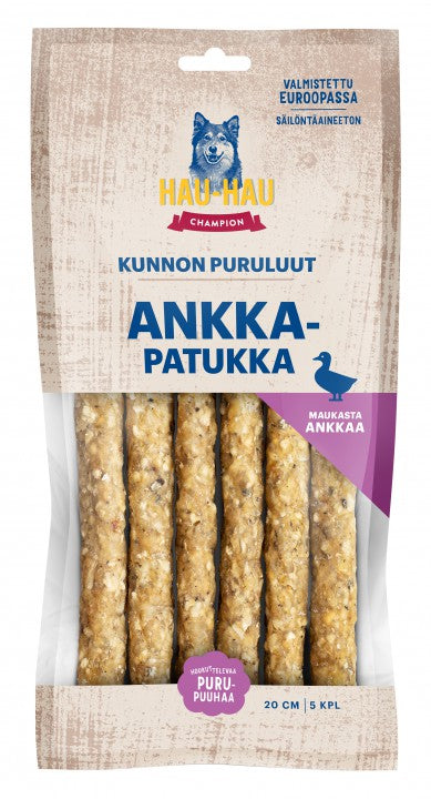 Hau-Hau Champion Kunnon puruluut Ankkapatukka 20 cm 5 kpl