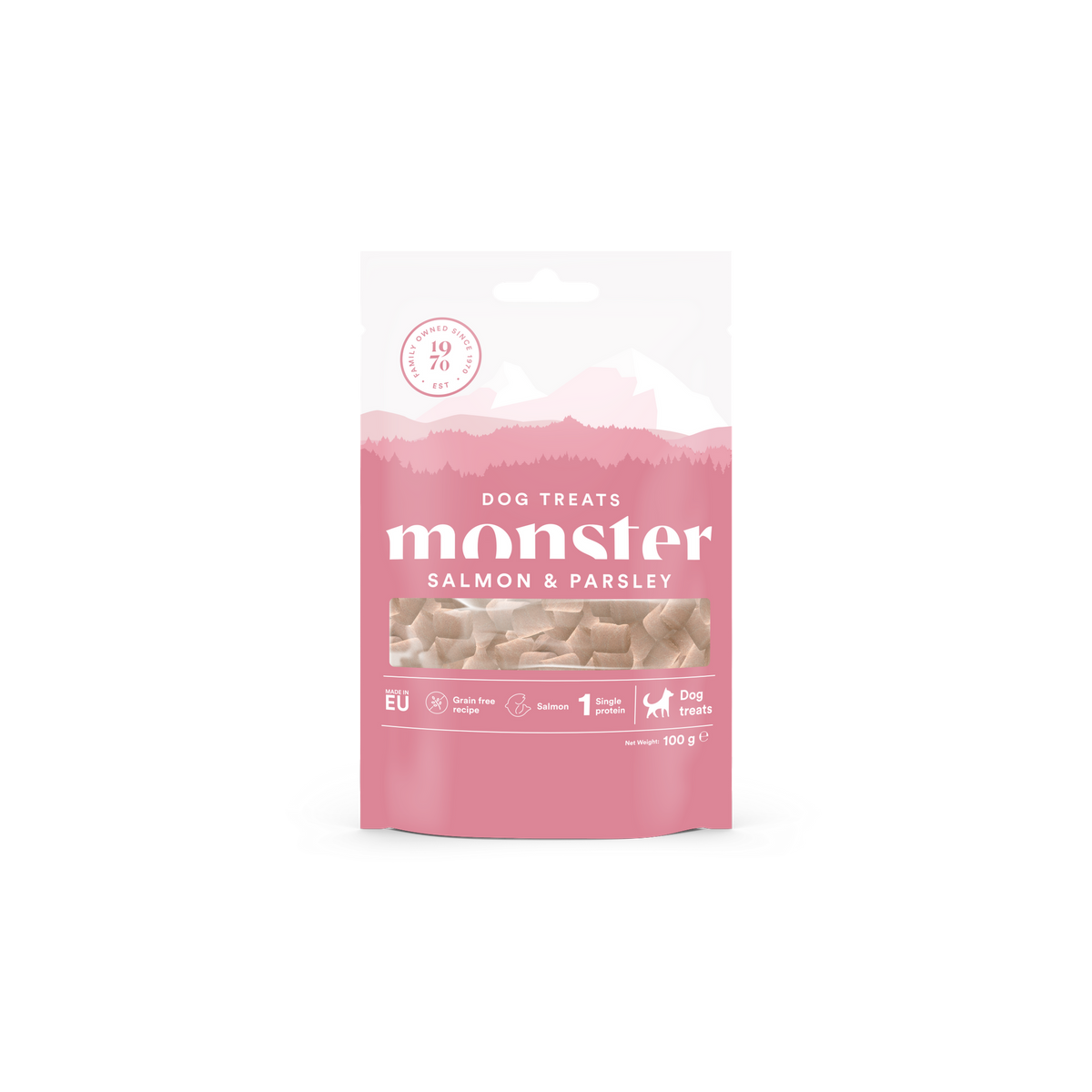 Monster Dog Treats Salmon & Parsley koiralle 100 g