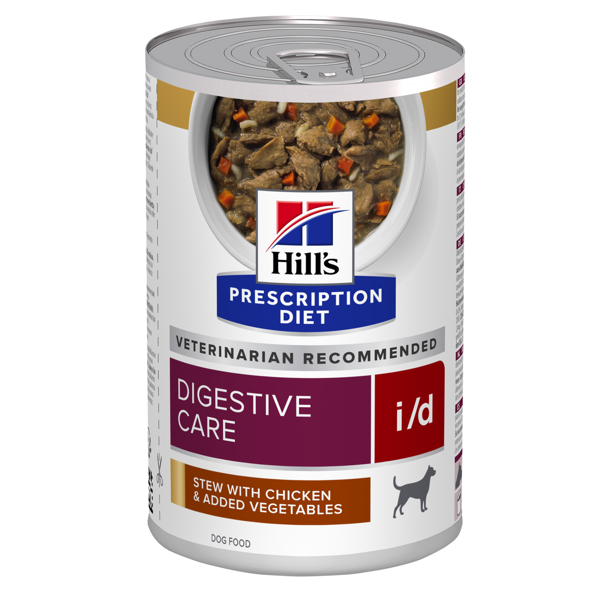 Hill's i/d Digestive Care with Chicken & Vegetables muhennos koiralle 354 g MAISTELUPAKKAUS