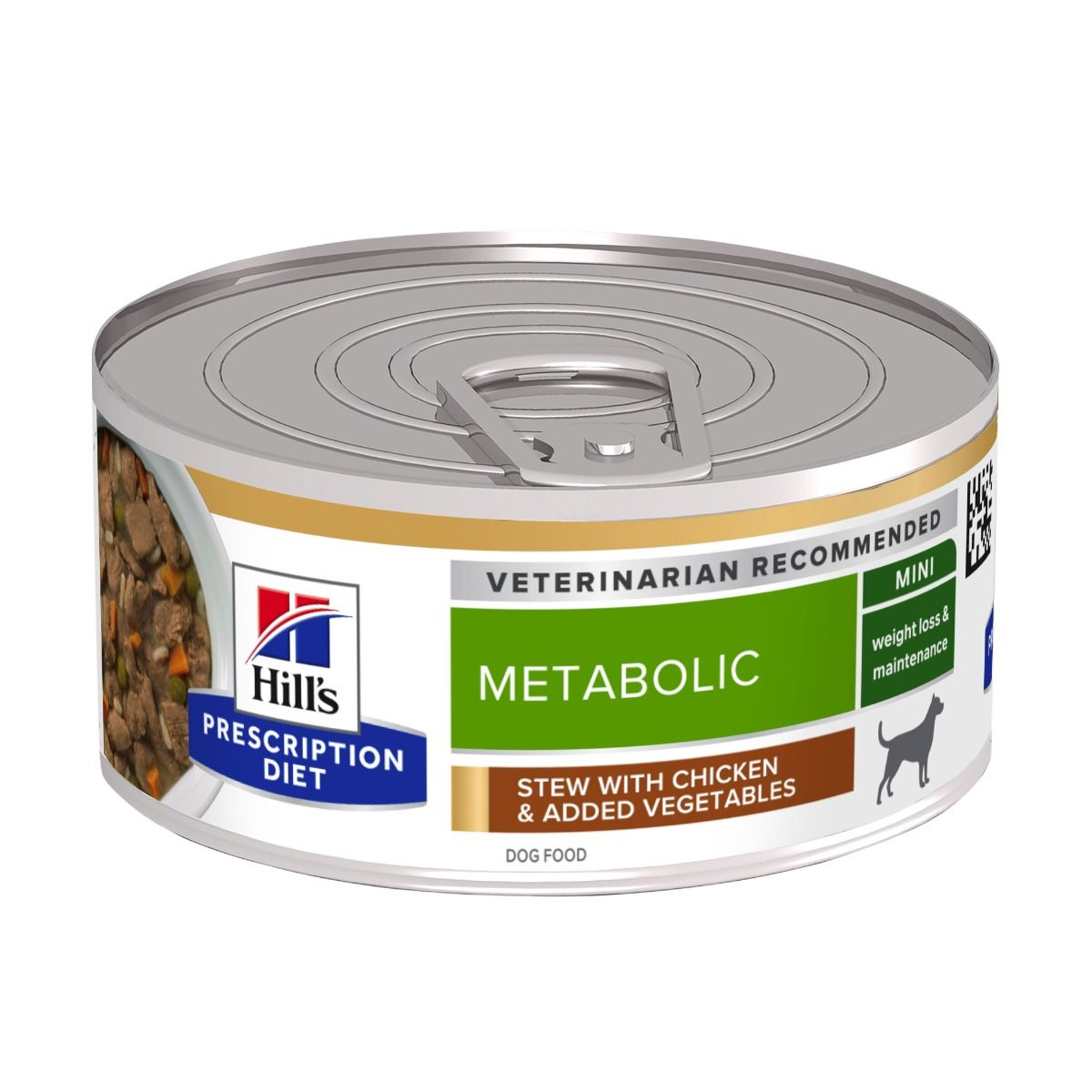 Hill's Metabolic Mini with Chicken & Vegetables muhennos koiralle 156 g MAISTELUPAKKAUS