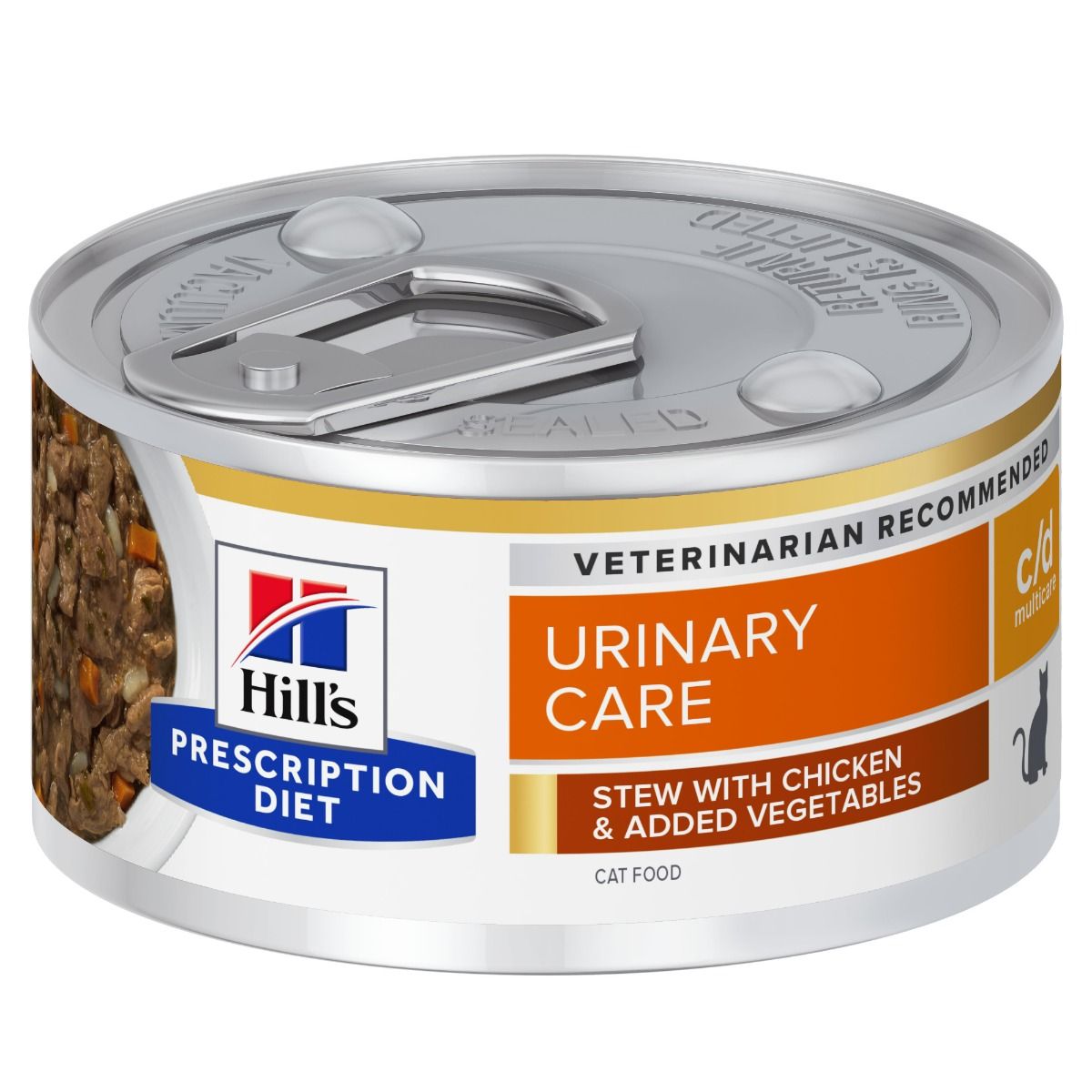 Hill's c/d Urinary Care with Chicken & Vegetables muhennos kissalle 82 g MAISTELUPAKKAUS