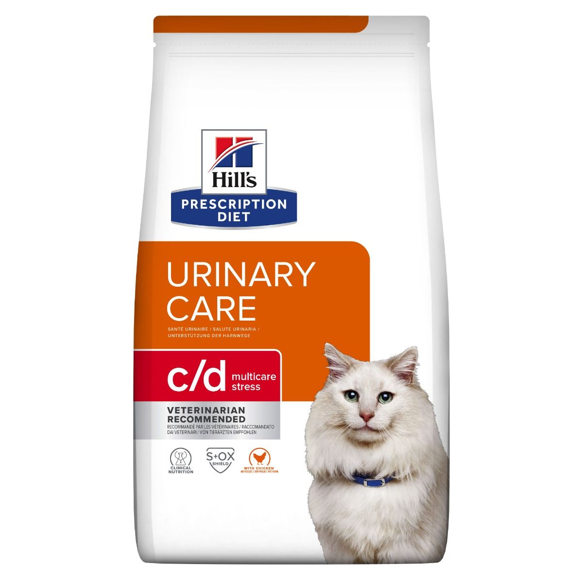 Hill's c/d Urinary Care Stress with Chicken kissalle 8 kg