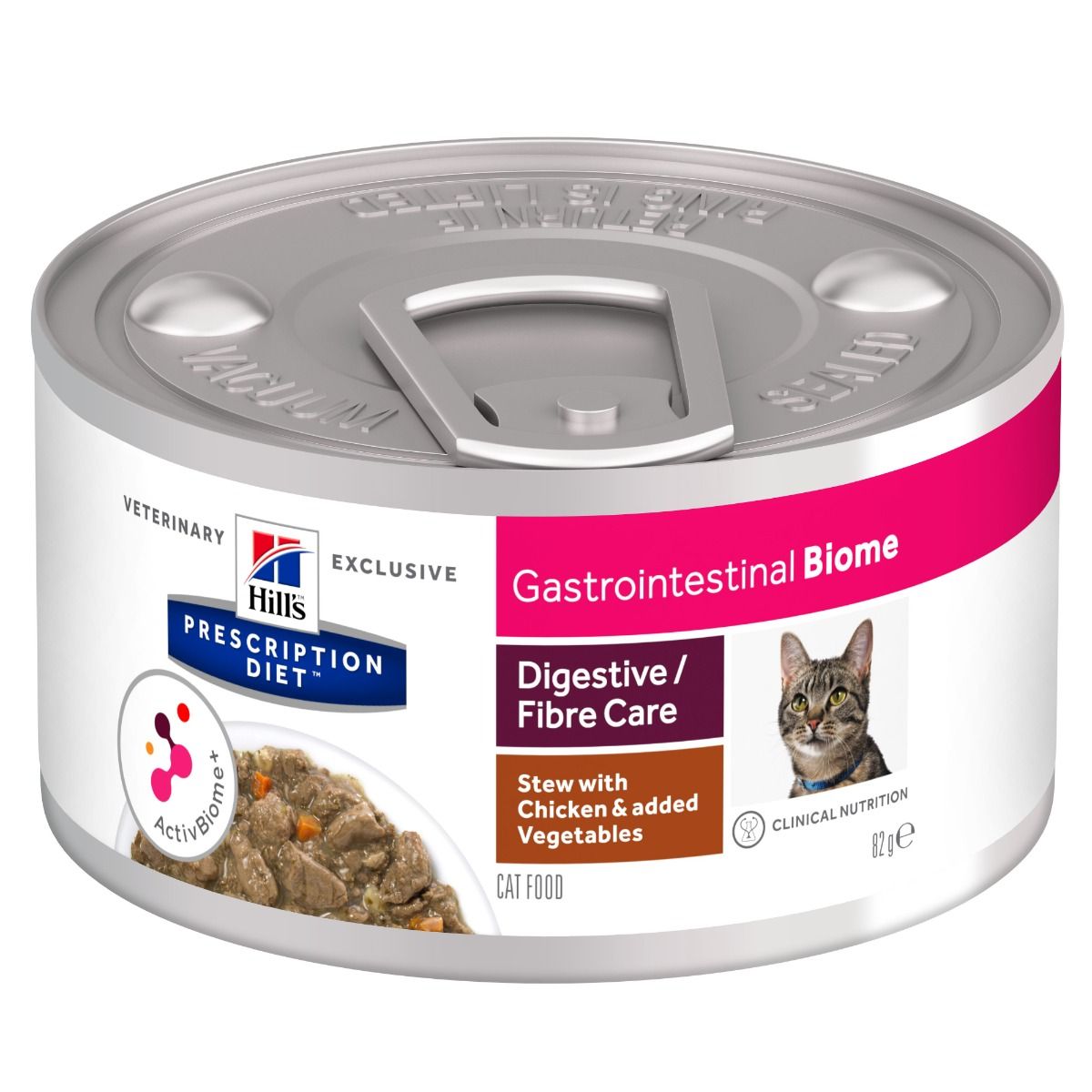 Hill's Gastrointestinal Biome with Chicken & Vegetables muhennos kissalle 82 g MAISTELUPAKKAUS