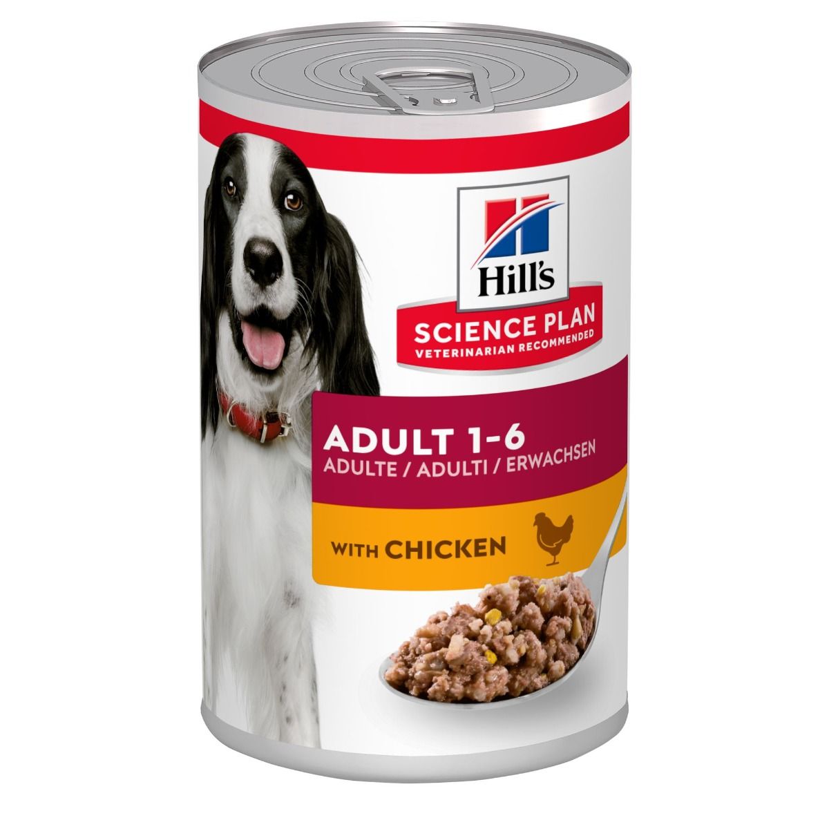 Hill's SP Adult with Chicken koiralle 370 g MAISTELUPAKKAUS PÄIVÄYSTARJOUS