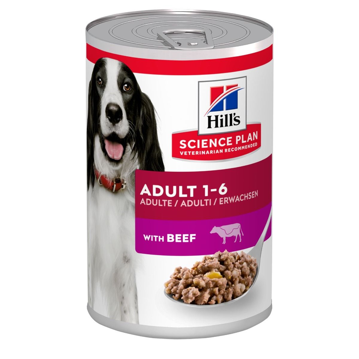 Hill's SP Adult with Beef koiralle 370 g MAISTELUPAKKAUS