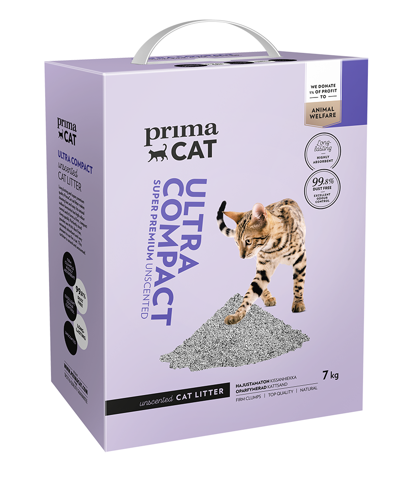 PrimaCat Ultra Compact Unscented kissanhiekka 7 kg