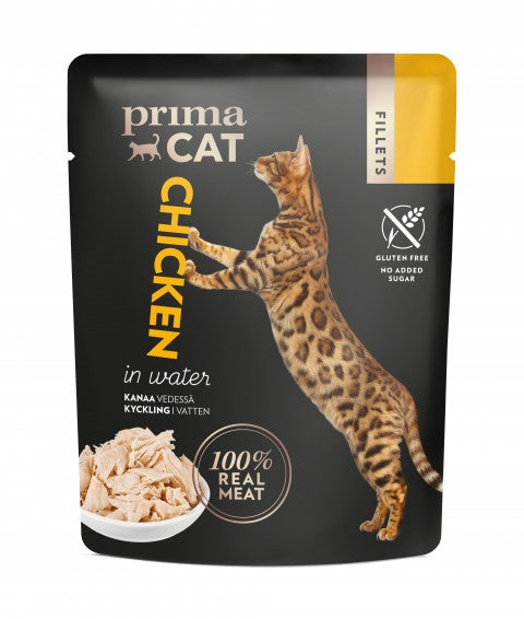 PrimaCat Fillets Kanaa vedessä kissoille 24 x 50 g