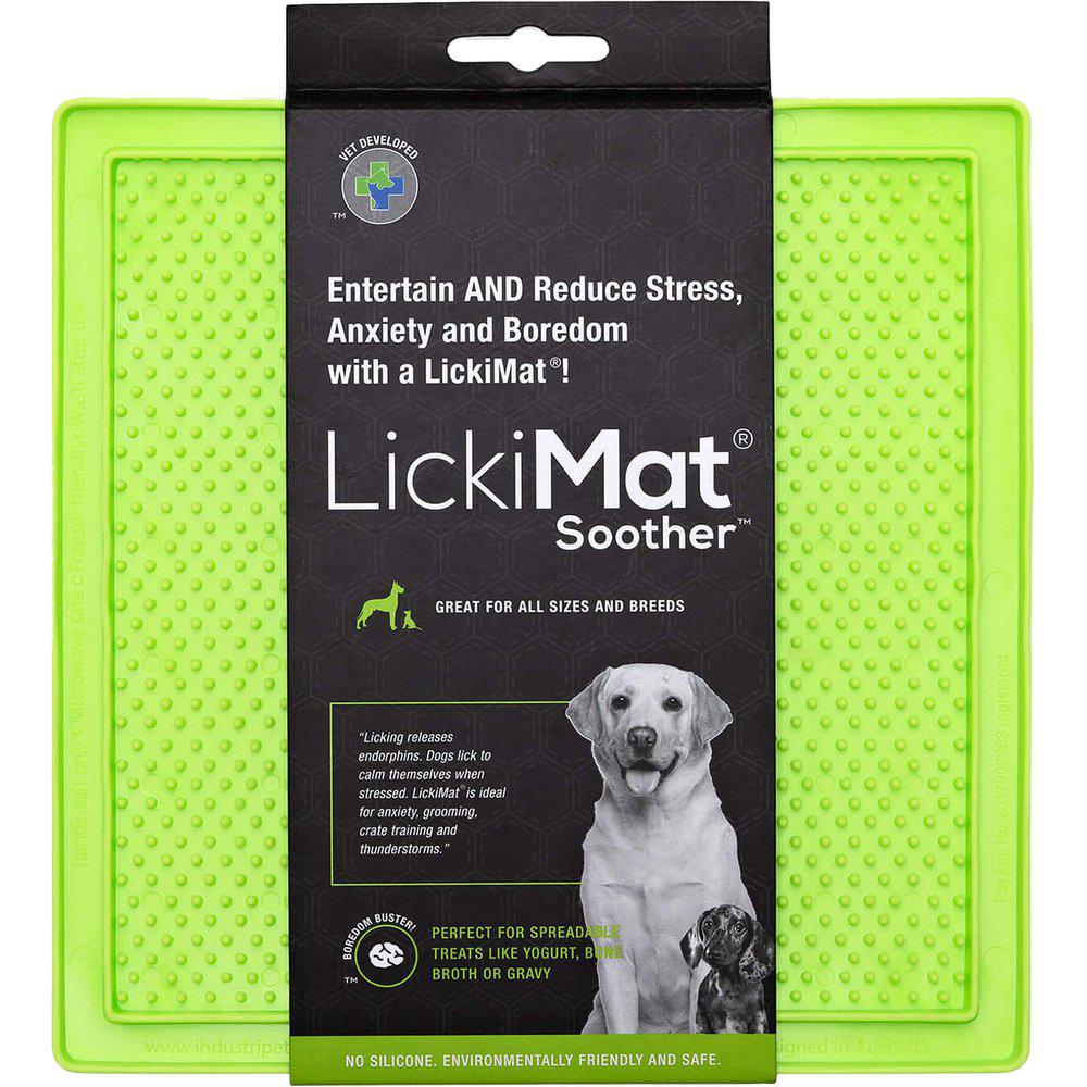 LickiMat Soother Aktivointimatto vihreä 20 cm x 20 cm