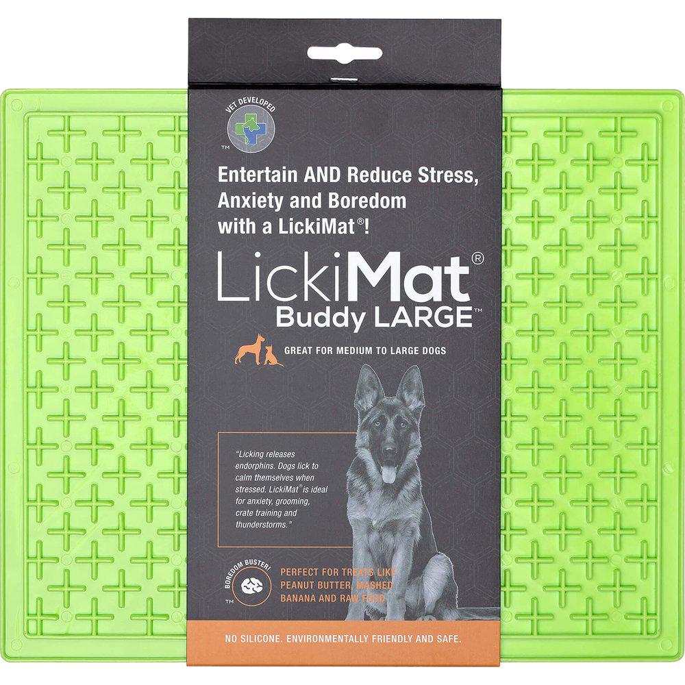 LickiMat Buddy Aktivointimatto X-large vihreä 30,5 x 25,5 cm