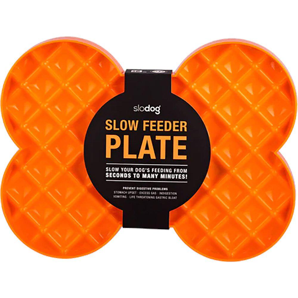 LickiMat Slow Feeder Plate aktivointikuppi oranssi 35 x 26 x 3cm