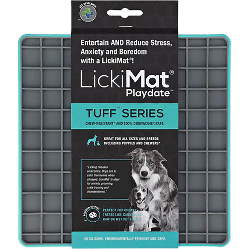 LickiMat Playdate Tuff Aktivointimatto turkoosi 20 cm x 20 cm