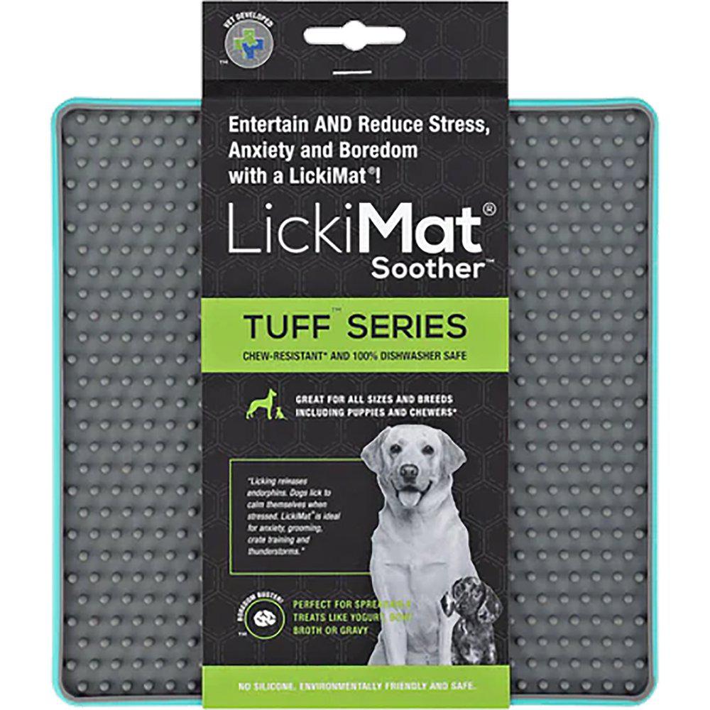 LickiMat Soother Tuff Aktivointimatto turkoosi 20 cm x 20 cm