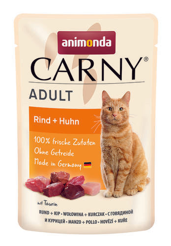 Animonda Carny Adult nauta & kana kissalle 12 x 85 g