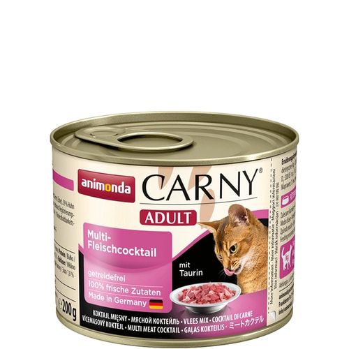 Animonda Carny Adult multilihacocktail kissalle 200 g MAISTELUPAKKAUS