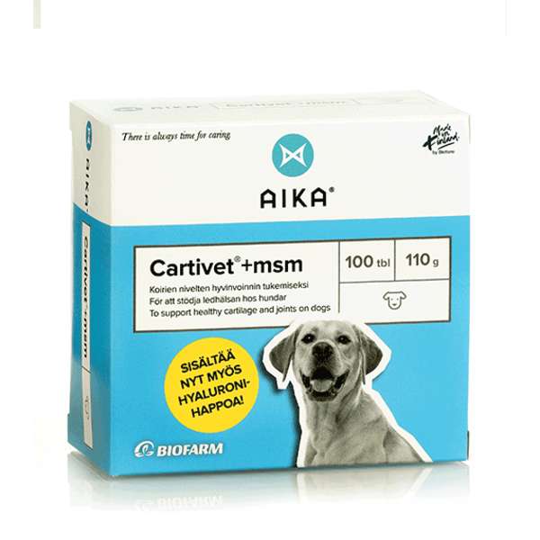 AIKA Cartivet+MSM koiralle 100 tbl