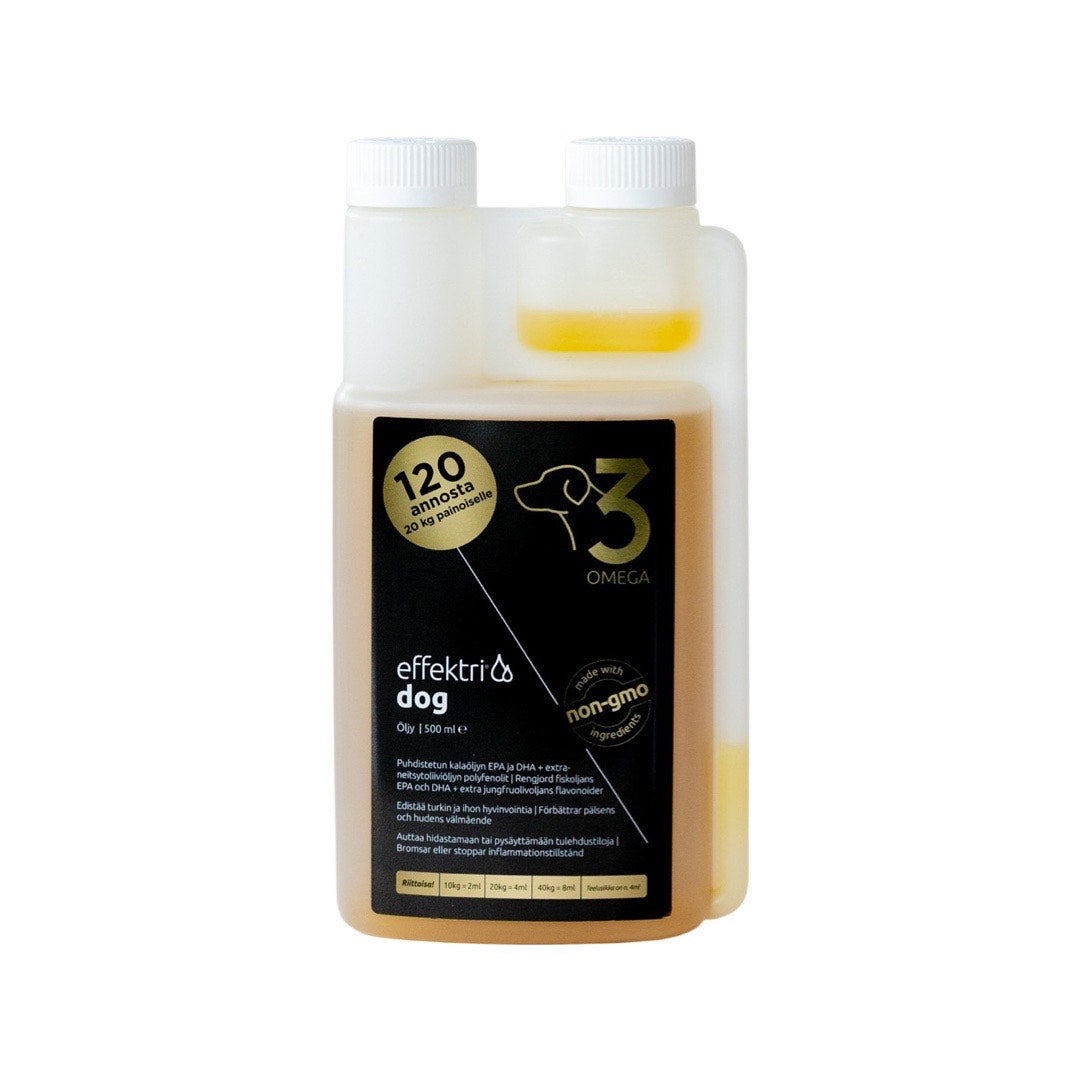 Effektri Dog Omega-3 koiralle 500 ml