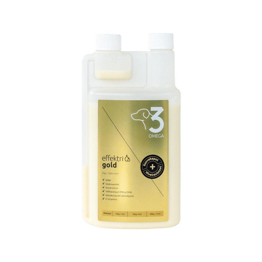 Effektri Gold Omega-3 koiralle 1000 ml