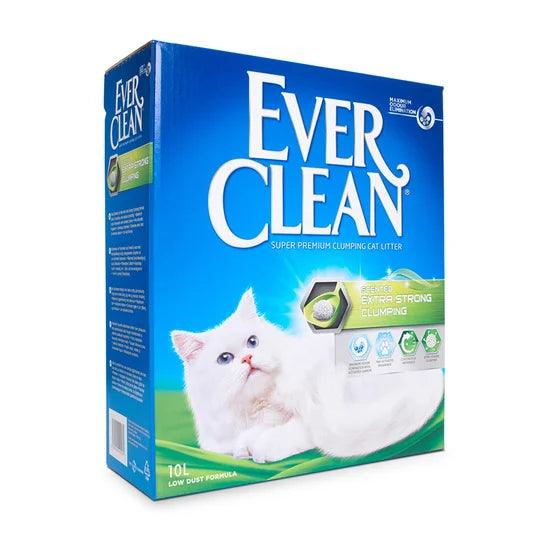 Ever Clean Scented Extra Strong Clumping kissanhiekka 10 L