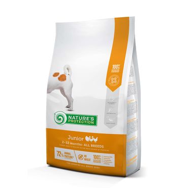 Nature's Protection Junior All Breed siipikarja koiralle 2 kg