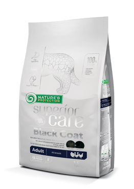 Nature's Protection Superior Care Dark Coat Adult All Breeds siipikarja koiralle 1,5 kg