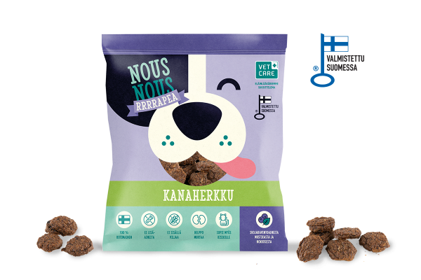 NousNous Rapea Kanaherkku koiralle 150 g