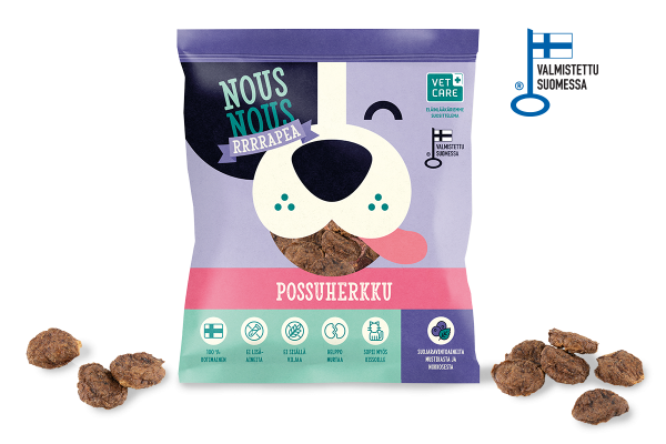 NousNous Rapea Possuherkku koiralle 150 g
