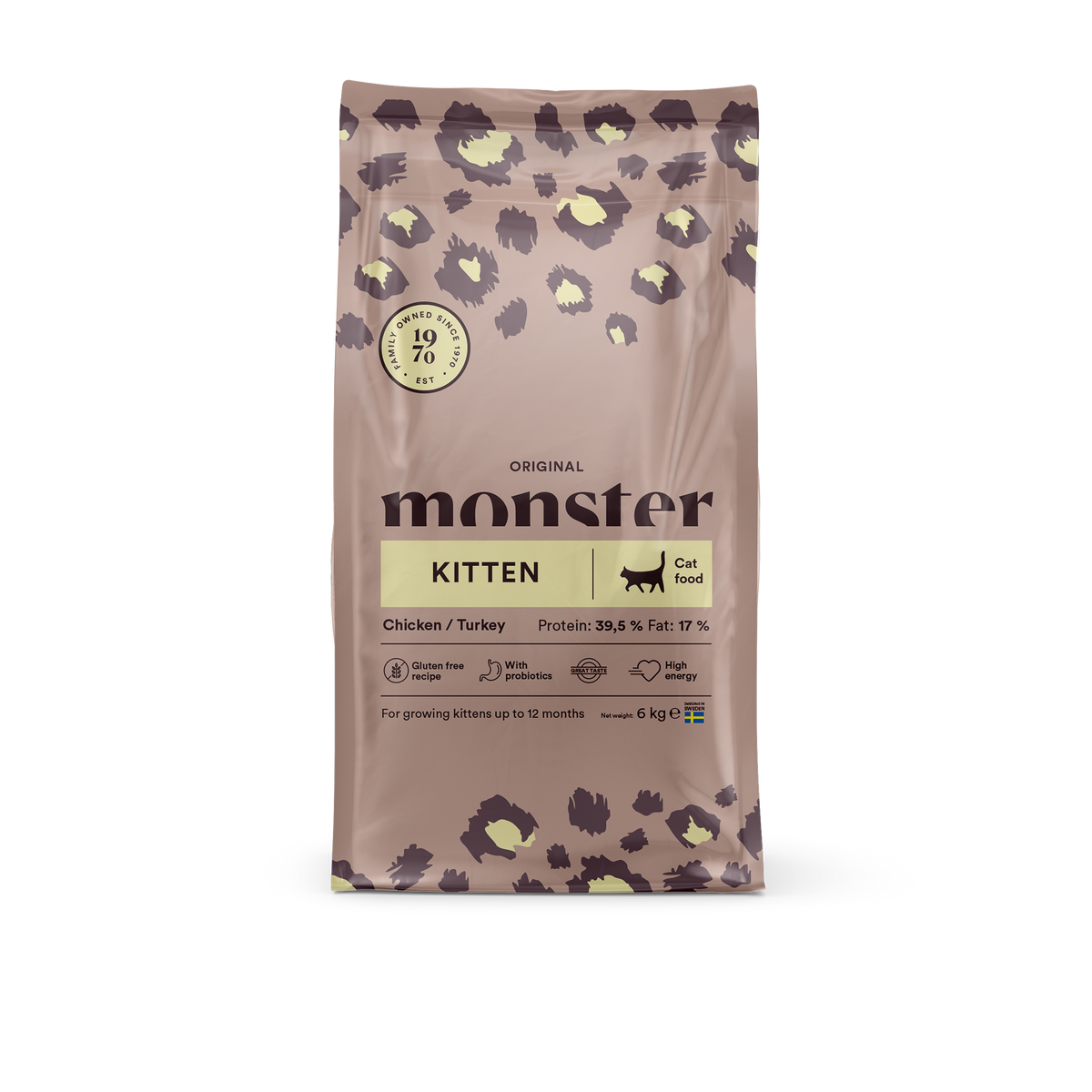 Monster Cat Original Kitten Chicken-Turkey kissalle 6 kg