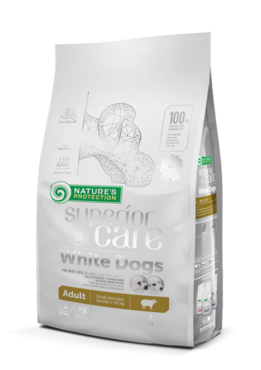 Nature's Protection Superior Care White Dogs Adult Small & Mini lammas koiralle 4 kg